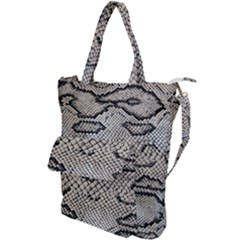 Snake Leather Shoulder Tote Bag by skindeep