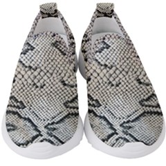 Snake Leather Kids  Slip On Sneakers by skindeep