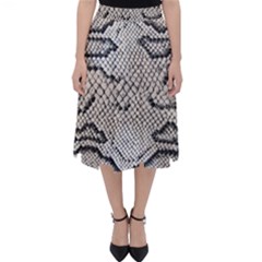 Snake Leather Classic Midi Skirt by skindeep