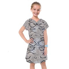 Snake Leather Kids  Drop Waist Dress by skindeep