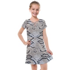 Snake Leather Kids  Cross Web Dress by skindeep