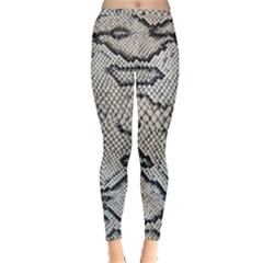 Snake Leather Inside Out Leggings by skindeep