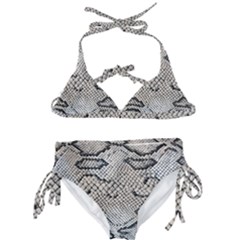 Snake Leather Kids  Classic Bikini Set by skindeep