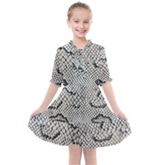 Snake Leather Kids  All Frills Chiffon Dress