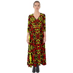 Rby 69 Button Up Boho Maxi Dress by ArtworkByPatrick