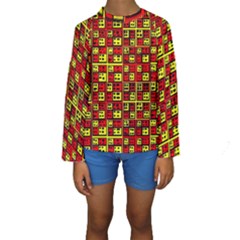 Rby 70 Kids  Long Sleeve Swimwear by ArtworkByPatrick