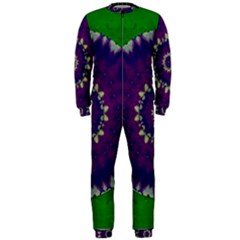 Mandala In Leaves,on Beautiful Leaves In Bohemian Style Onepiece Jumpsuit (men)  by pepitasart