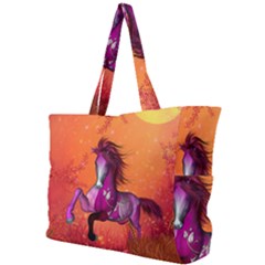 Wonderful Fantasy Horse In A Autumn Landscape Simple Shoulder Bag