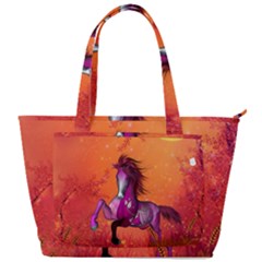 Wonderful Fantasy Horse In A Autumn Landscape Back Pocket Shoulder Bag  by FantasyWorld7