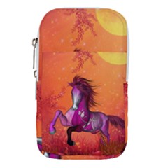 Wonderful Fantasy Horse In A Autumn Landscape Waist Pouch (large)