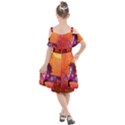 Wonderful Fantasy Horse In A Autumn Landscape Kids  Cut Out Shoulders Chiffon Dress View2