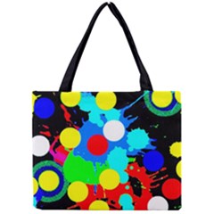 Spots 2222 Black Mini Tote Bag by impacteesstreetwearsix