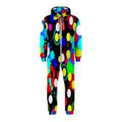 Spots 2222 Black Hooded Jumpsuit (kids)