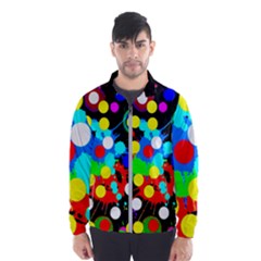 Spots 2222 Black Men s Windbreaker