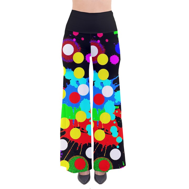 Spots 2222 Black So Vintage Palazzo Pants