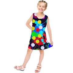 Spots 2222 Black Kids  Tunic Dress by impacteesstreetwearsix