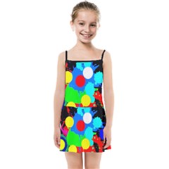 Spots 2222 Black Kids  Summer Sun Dress by impacteesstreetwearsix