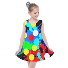 Spots 2222 Black Kids  Summer Dress by impacteesstreetwearsix