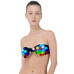 Spots 2222 Black Classic Bandeau Bikini Top 