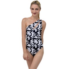 Ghosts To One Side Swimsuit by bloomingvinedesign