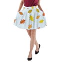 Every Leaf A-Line Pocket Skirt View1