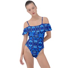 A 46 1 Frill Detail One Piece Swimsuit