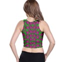 Sweet Flower Cats  In Nature Style Racer Back Crop Top View2