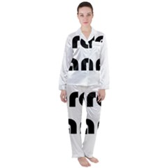 Gal 9 Satin Long Sleeve Pyjamas Set