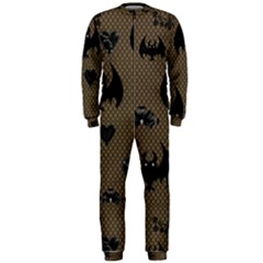 Cute Bat With Hearts Onepiece Jumpsuit (men)  by FantasyWorld7