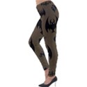 Cute Bat With Hearts Lightweight Velour Leggings View3