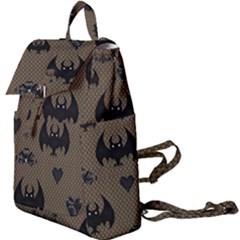 Cute Bat With Hearts Buckle Everyday Backpack by FantasyWorld7