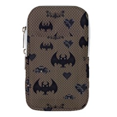 Cute Bat With Hearts Waist Pouch (large)