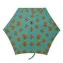 Fantasy Fauna Floral In Sweet Green Mini Folding Umbrellas View1