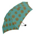 Fantasy Fauna Floral In Sweet Green Mini Folding Umbrellas View2