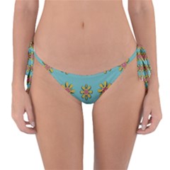 Fantasy Fauna Floral In Sweet Green Reversible Bikini Bottom