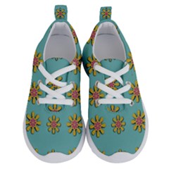 Fantasy Fauna Floral In Sweet Green Running Shoes