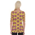 Fantasy Fauna Floral In Sweet Yellow Wide Neckline Tee View2