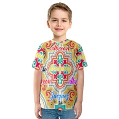 Floral Kids  Sport Mesh Tee