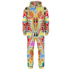 Floral Hooded Jumpsuit (men) 