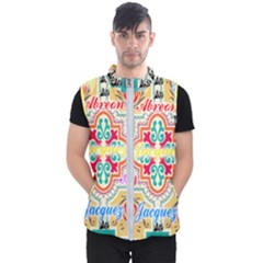 Floral Men s Puffer Vest