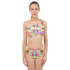 Floral Spliced Up Two Piece Swimsuit by ABjCompany