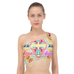 Floral Spliced Up Bikini Top 