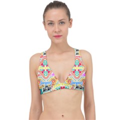 Floral Classic Banded Bikini Top