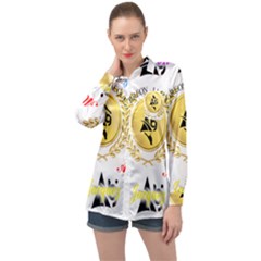 Lux2 Long Sleeve Satin Shirt