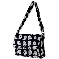 Cute Kawaii Ghost Pattern Full Print Messenger Bag by Valentinaart