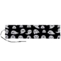 Cute Kawaii Ghost pattern Roll Up Canvas Pencil Holder (L) View1