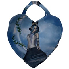 Wonderful Fantasy Women Giant Heart Shaped Tote by FantasyWorld7