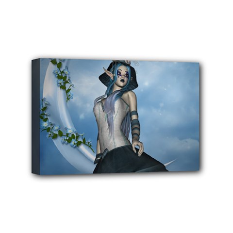 Wonderful Fantasy Women Mini Canvas 6  X 4  (stretched) by FantasyWorld7