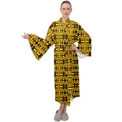 Rby-100 Maxi Velour Kimono