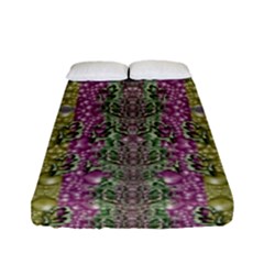 Leaves Contemplative In Pearls Free From Disturbance Fitted Sheet (full/ Double Size) by pepitasart